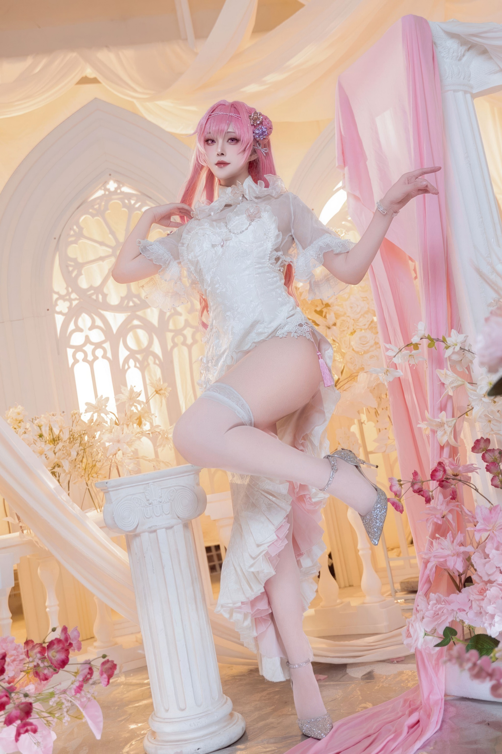 Natsuko夏夏子 – NO.108 NIKKE 桃乐丝旗袍[78P]-XikXak